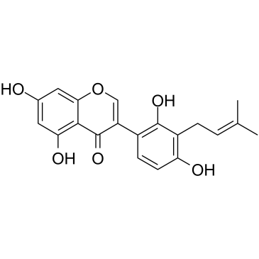 Licoisoflavone A التركيب الكيميائي