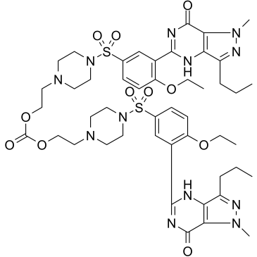 Lodenafil carbonate  Chemical Structure