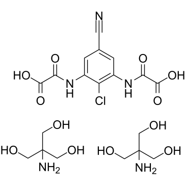 Lodoxamide tromethamine 化学構造