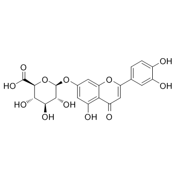 Luteolin 7-O-glucuronide التركيب الكيميائي
