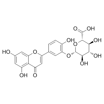 Luteolin-3-O-beta-D-glucuronide التركيب الكيميائي