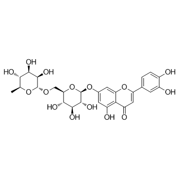 Luteolin-7-rutinoside 化学構造