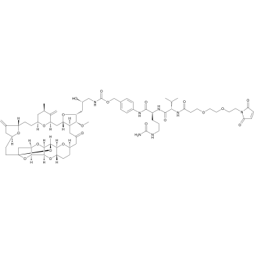 Mal-PEG2-VCP-Eribulin التركيب الكيميائي