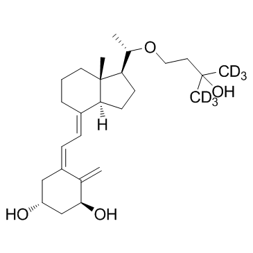Maxacalcitol-D6 化学構造