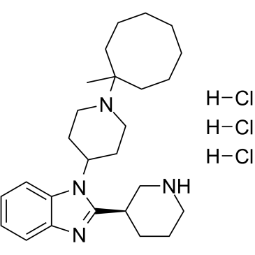 MCOPPB triHydrochloride Chemische Struktur