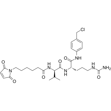 MC-Val-Cit-PAB Linker 1 Chemische Struktur