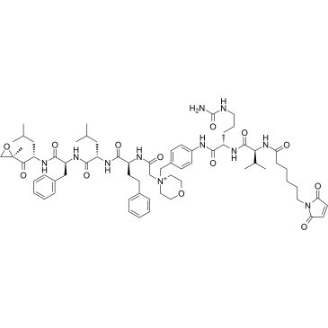 MC-Val-Cit-PAB-carfilzomib  Chemical Structure