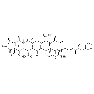 Microcystin-LR التركيب الكيميائي