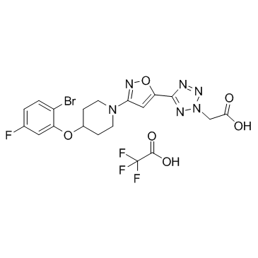 MK-8245 Trifluoroacetate Chemische Struktur