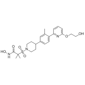 MMP3 inhibitor 1 التركيب الكيميائي