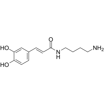 N-Caffeoylputrescine,(E)- Chemical Structure