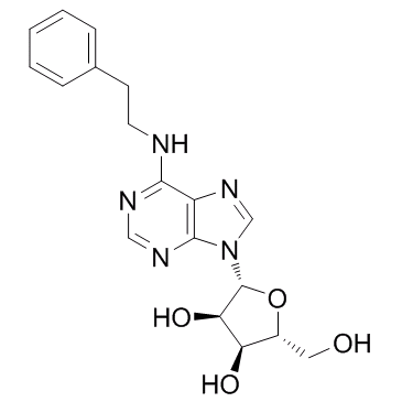 N6-(2-Phenylethyl)adenosine التركيب الكيميائي