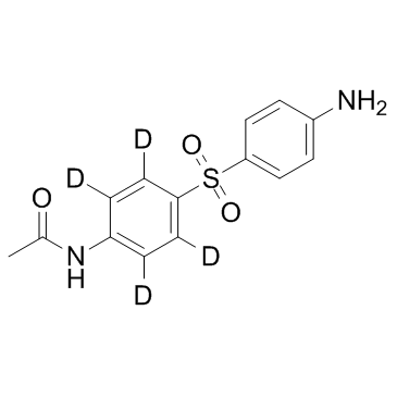 N-acetyl Dapsone D4' التركيب الكيميائي