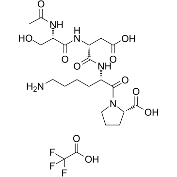 N-Acetyl-Ser-Asp-Lys-Pro TFA  Chemical Structure