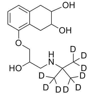 Nadolol D9  Chemical Structure
