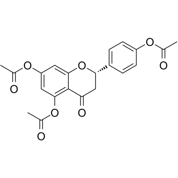 Naringenin triacetate Chemical Structure