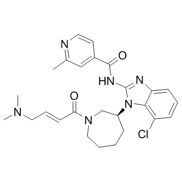 Nazartinib S-enantiomer 化学構造