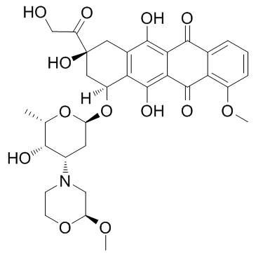 Nemorubicin Chemische Struktur