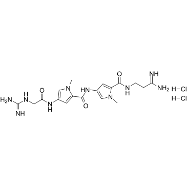 Netropsin dihydrochloride التركيب الكيميائي