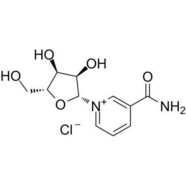 Nicotinamide riboside chloride 化学構造