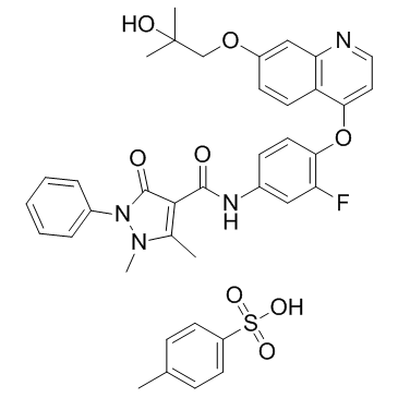 Ningetinib Tosylate  Chemical Structure