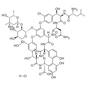 Norvancomycin hydrochloride Chemische Struktur