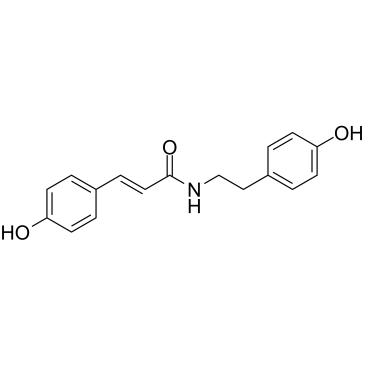 N-p-trans-Coumaroyltyramine Chemische Struktur