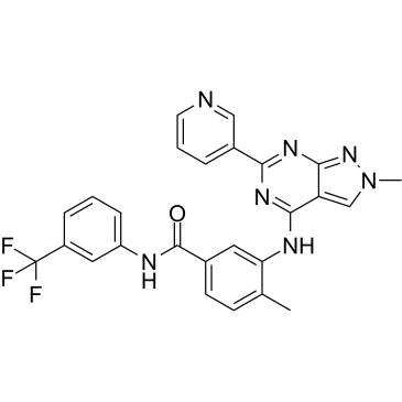 NVP-BHG712 isomer 化学構造