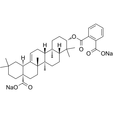 Oleanolic acid hemiphthalate disodium salt Chemische Struktur
