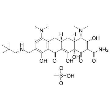 Omadacycline mesylate التركيب الكيميائي