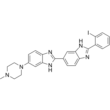 ortho-iodoHoechst 33258 Chemische Struktur