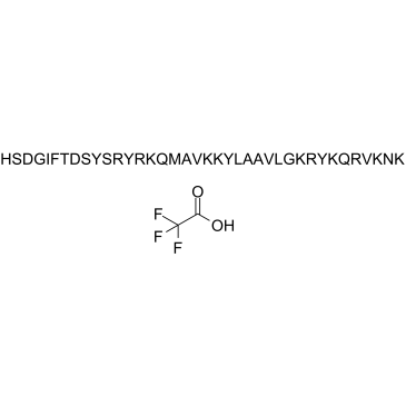 PACAP (1-38), human, ovine, rat TFA 化学構造