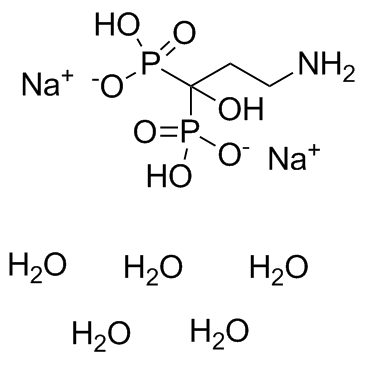 Pamidronate disodium pentahydrate Chemische Struktur