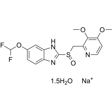 Pantoprazole sodium hydrate  Chemical Structure