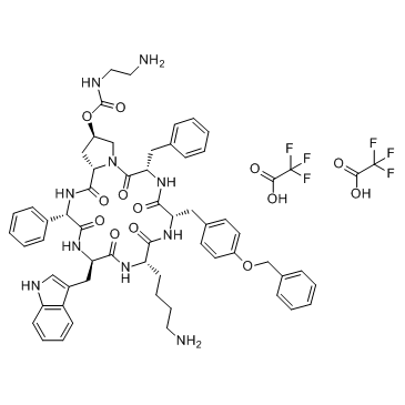 Pasireotide ditrifluoroacetate التركيب الكيميائي