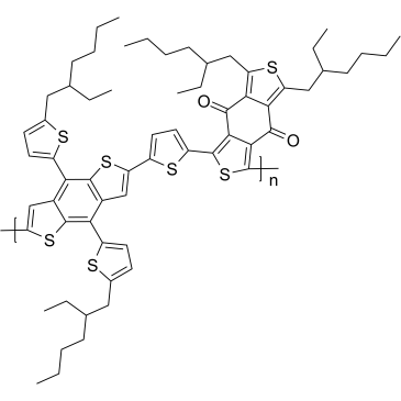 PBDB-T Chemische Struktur