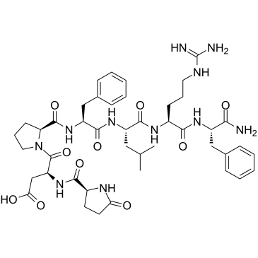 Phe-Met-Arg-Phe Like Peptide, Snail Helix aspersa  Chemical Structure