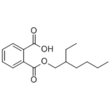 Phthalic acid mono-2-ethylhexyl ester 化学構造