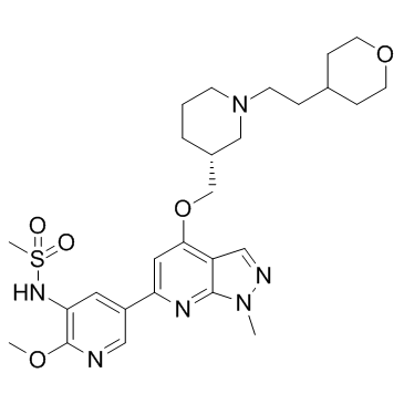 PI3Kdelta inhibitor 1 التركيب الكيميائي