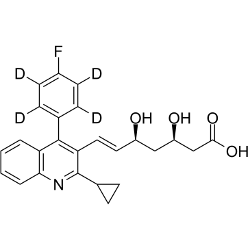 Pitavastatin D4 Chemische Struktur