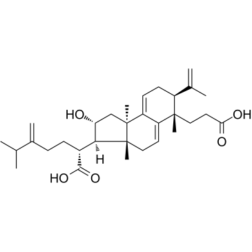 Poricoic acid A التركيب الكيميائي