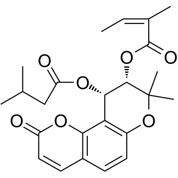 Praeruptorin E Chemische Struktur