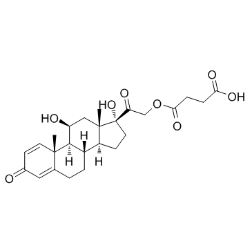 Prednisolone hemisuccinate Chemical Structure
