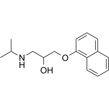 Propranolol  Chemical Structure