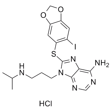 PU-H71 hydrochloride 化学構造