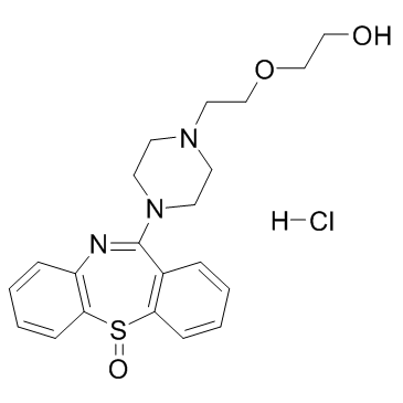 Quetiapine sulfoxide hydrochloride 化学構造