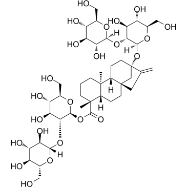 Rebaudioside E 化学構造