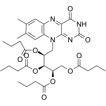 Riboflavin Tetrabutyrate 化学構造