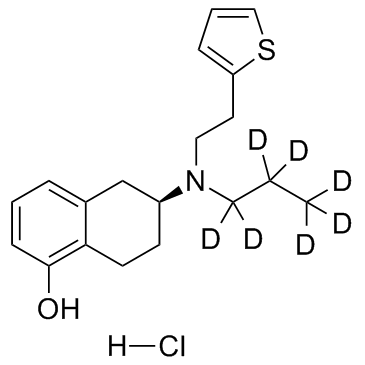 Rotigotine D7 Hydrochloride 化学構造