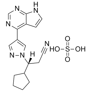 Ruxolitinib sulfate  Chemical Structure
